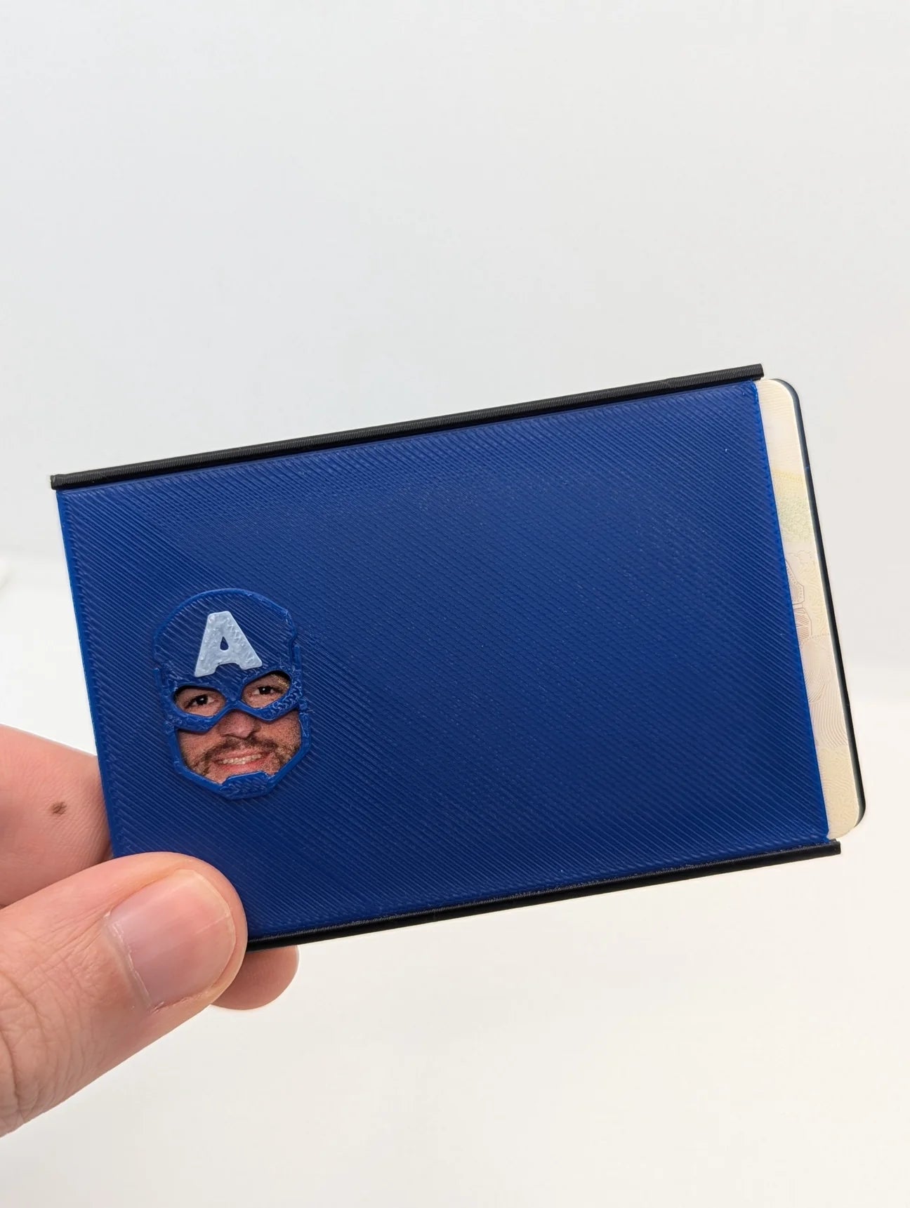 Captain America Cut-Out ID Cover